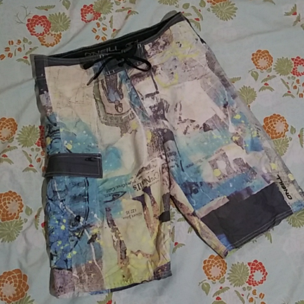 O'Neill board shorts with lace up front